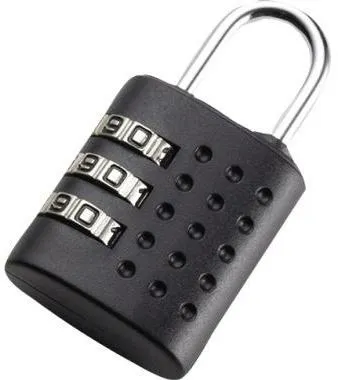 JSA Zahlenschloss 70553 3stellig Kunststoff/Metall schwarz