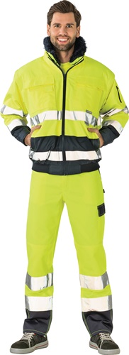 Warnschutz-Comfortjacke Gr.L gelb/marine PLANAM