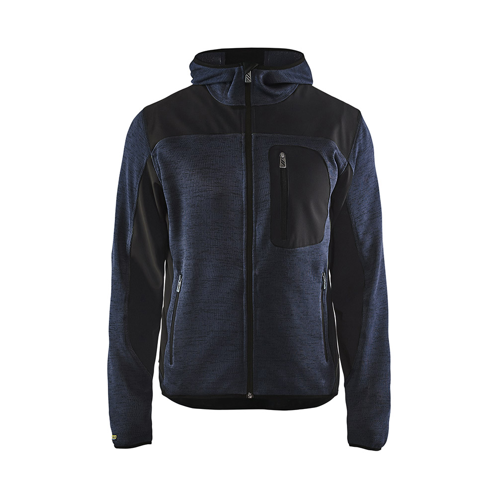 BLAKLÄDER Strick-Softshelljacke marine/schwarz (49302117) BLAKLÄDER Strick-Softshelljacke marine/schwarz (49302117)