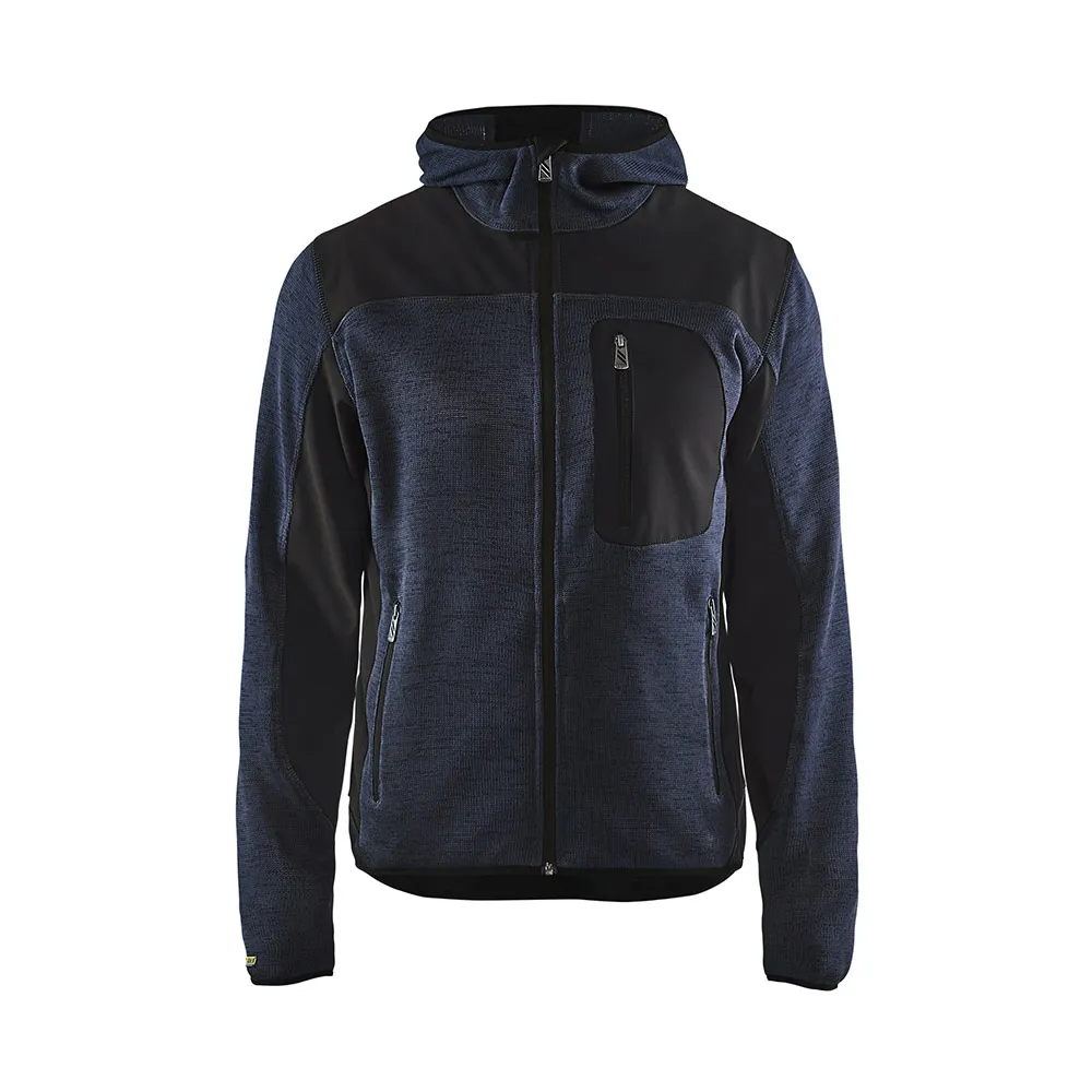 BLAKLÄDER Strick-Softshelljacke marine/schwarz (49302117)