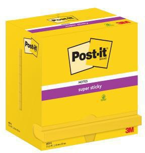 Post-it Haftnotiz 655-S 76x127mm 90Bl gelb 12 St./Pack.