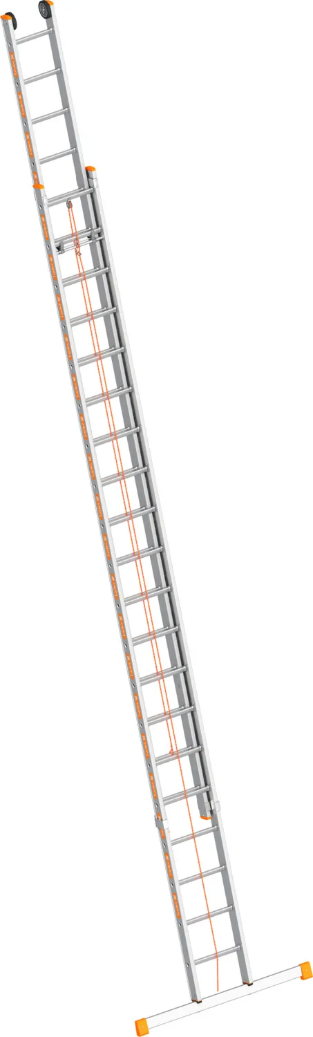 Layher Seilzugleiter TOPIC 1037 2x20 Sprossen mit Traverse
