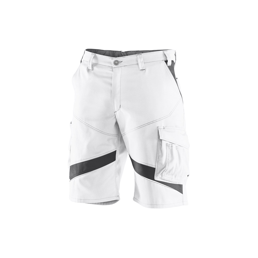 KÜBLER Shorts ACTIVIQ weiß/anthrazit (2450 5365)