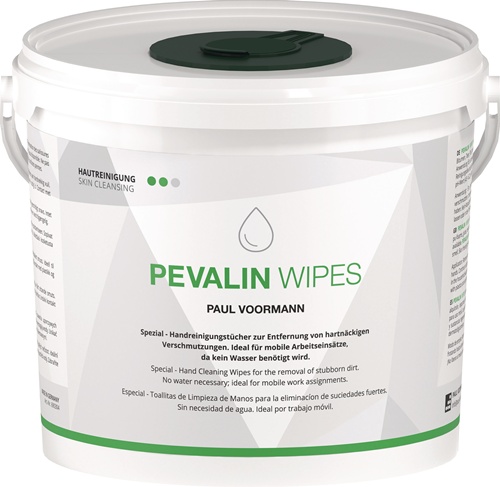 Reinigungstuch PEVALIN WIPES silikonfrei,pH-neutral 150 St.Eimer PAUL VOORMANN