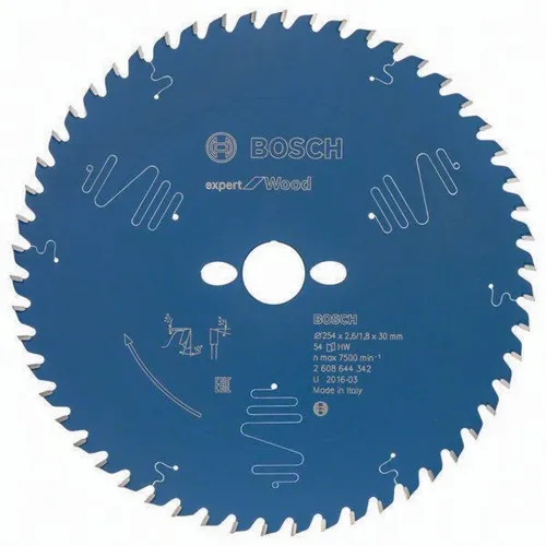 Bosch Kreissägeblatt AD 254mm Z.54 WZ Bohr.30mm Schnitt-B.2,6mm HM