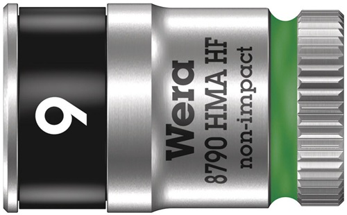 Steckschlüsseleinsatz 8790 HMA HF 1/4 Zoll 6-kant SW 9mm L.23mm WERA