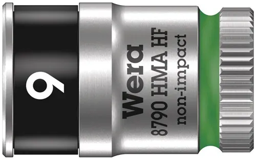 Steckschlüsseleinsatz 8790 HMA HF 1/4 Zoll 6-kant SW 9mm L.23mm WERA