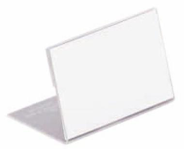 DURABLE Tischnamensschild 805419 150x61mm Acryl tr 10 St./Pack.