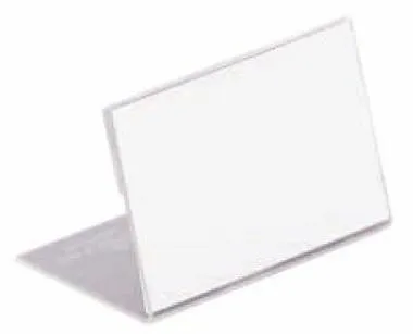 DURABLE Tischnamensschild 805419 150x61mm Acryl tr 10 St./Pack.