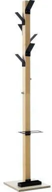 easyCloth Garderobenständer PECPP.01 mit Schirmhalter sw