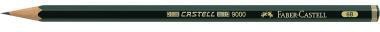 Faber-Castell Bleistift CASTELL 9000 119006 6B dunkelgrün