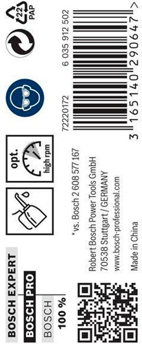 Bosch Metallbohrer PRO Metal Arbeits-L.57mm D.5,5mm L.93mm 10St.