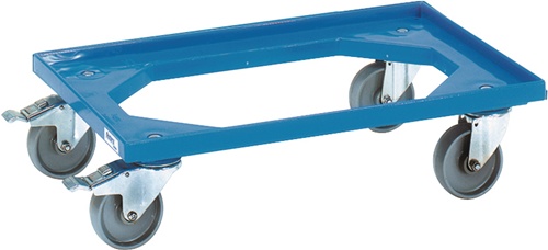 Kistenroller Trgf.250kg PA-Bereifung L605xB405mm ABS-Ku.blau FETRA
