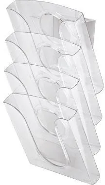 Leitz Prospekthalter 54000002 PS glasklar 4 St./Pack.