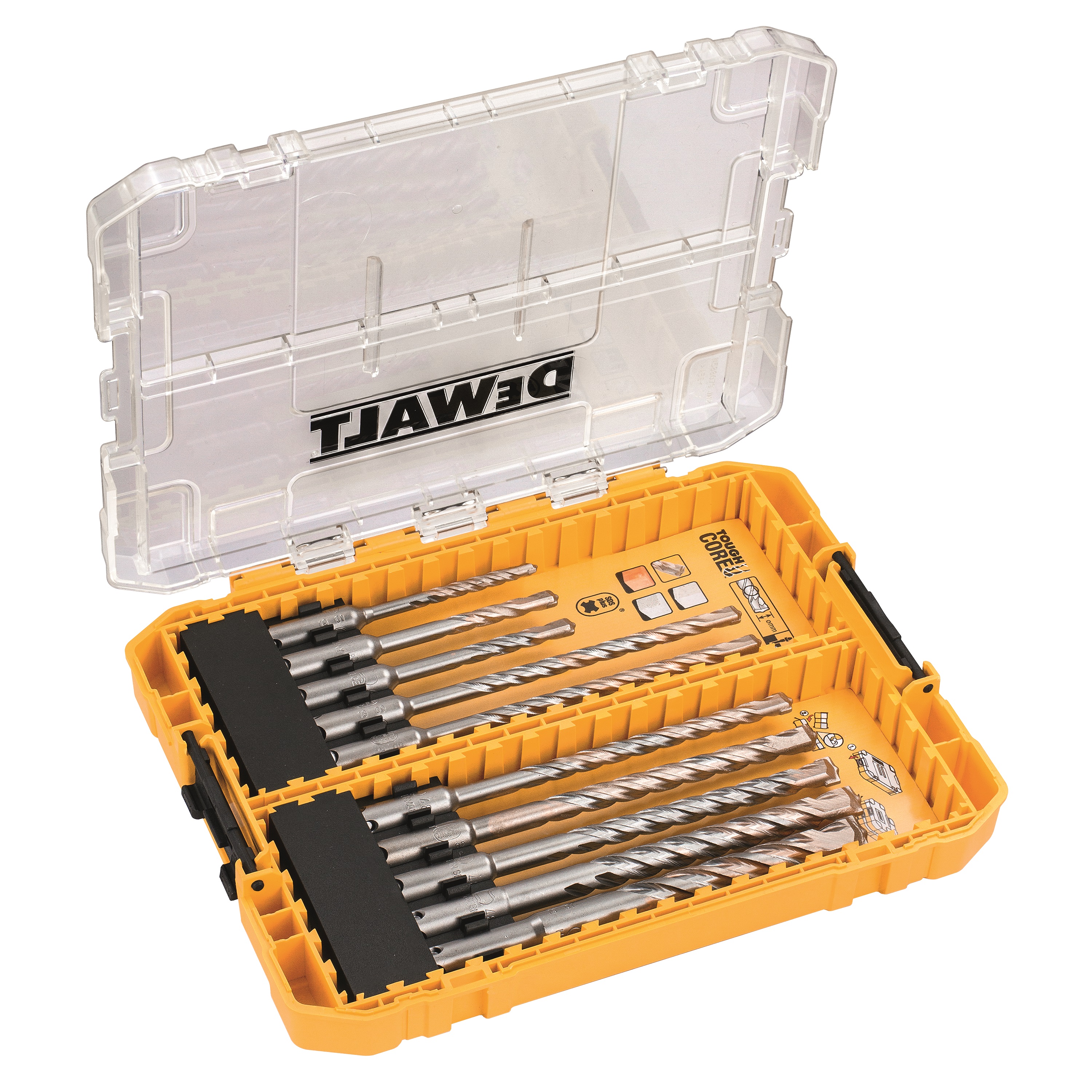 DEWALT DT70753-QZ SDS-plus Hammerbohrer-Set 10-tlg.