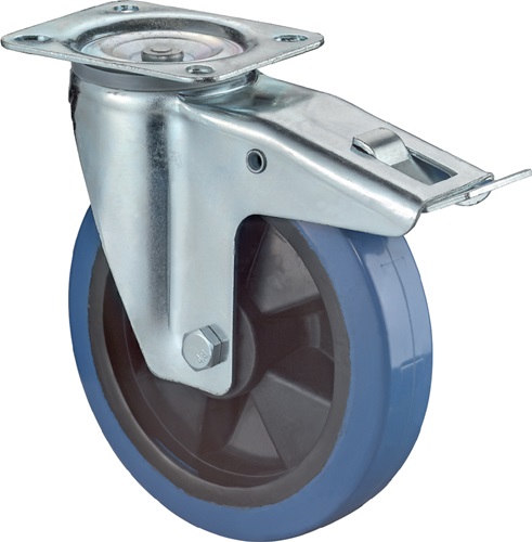 Lenkrolle mit Feststeller Kunststoff BS ROLLEN