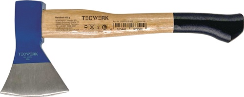 Handbeil Rheinische Form 600g Stiel-L.360mm Eschenkuhfuß stahlgeschmiedet TW
