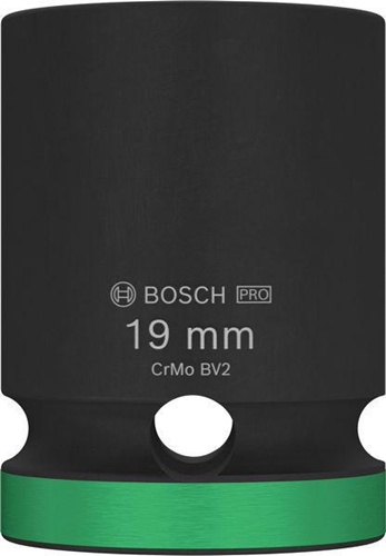Bosch Steckschlüsseleinsatz PRO Impact 1/2Zoll SW19mm M12 Standard Außen-D.29,1/30mm