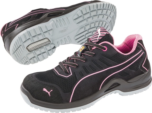 Damensicherheitsschuh Fuse TC Pink Wns Low S1P SRC ESD EN ISO 20345 Mikrofaser/Mesh PUMA