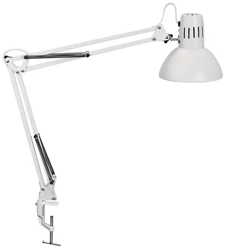 Schreibtischleuchte Metall weiß H.44cm Klemmfuß LED MAUL