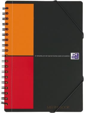 Oxford Notizbuch Int. Meetingbook 400080788 B5 80Blatt kariert