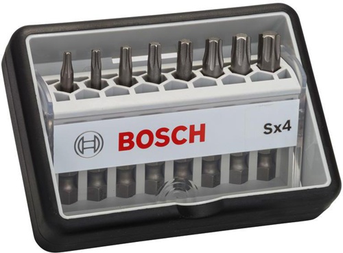Bosch Schrauberbit-Set Robust Line Sx Extra-Hart 8tlg. L.49mm T8-T40 1/4Zoll-Außen-6kt