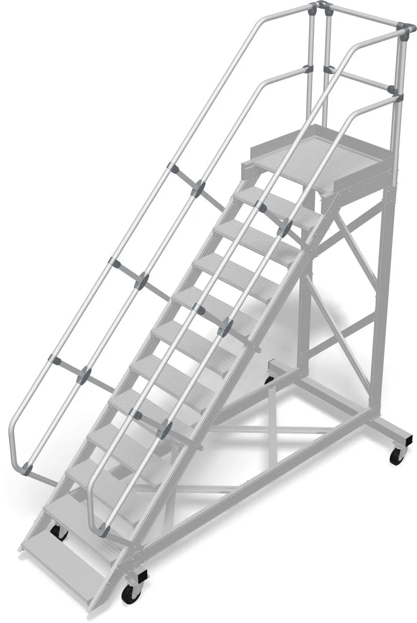 Krause STABILO Treppe mit Plattform fahrbar 1x11 Stufen