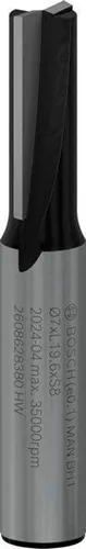 Bosch Nutfräser Standard for Wood Arbeits-L.20mm D.7mm L.51mm Schaft 8mm