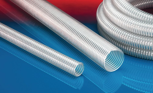 Förderschl.AIRDUC® PUR-INOX 356 FOOD-AS ID 89-90mm AD 101mm L.5m Wandst.6mm Rl.