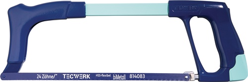 TECWERK Metallsägebogen Blatt-L.300mm 24 Z./Zoll D- u.Frontgriff 