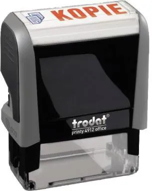 trodat Textstempel Printy 4912 43227 KOPIE 47x10mm blau/rot
