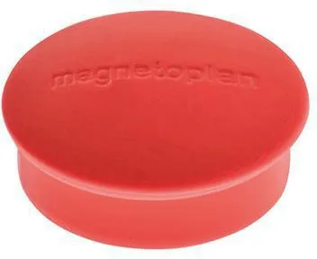 magnetoplan Magnet Discofix Mini 1664606 20mm rot 10 St./Pack.