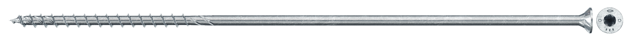 fischer PowerFast FPF II CTP 8,0 x 300 BC 50 Senkkopf mit Innenstern TX Teilgewinde galvanisch verzinkt blau passiviert