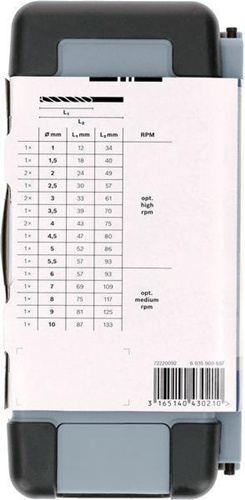 Bosch Metallbohrer-Set Toughbox PRO Metal 18tlg. Arbeits-L.12-87mm D.1-10mm 