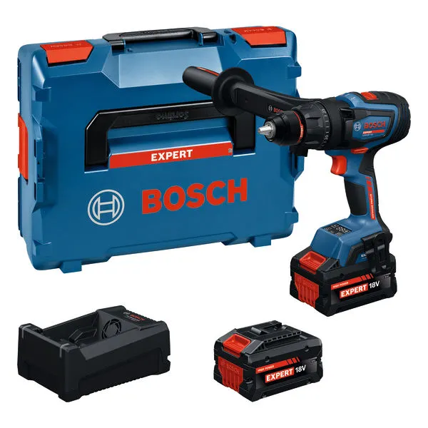 Bosch EXPERT Akku-Schlagbohrschrauber EXSB18V-150,  2 x EXBA18V-80, L-BOXX 136