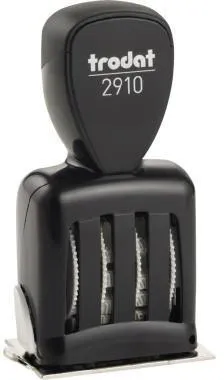 trodat Datumstempel Classic 73359 6x3,5x10,2cm l.gr/rt