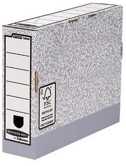 Bankers Box Archivschachtel System 1080001 grau/weiß