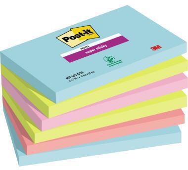 Post-it Haftnotiz Super Sticky 655-6SS-COS 127x76mm 6St.