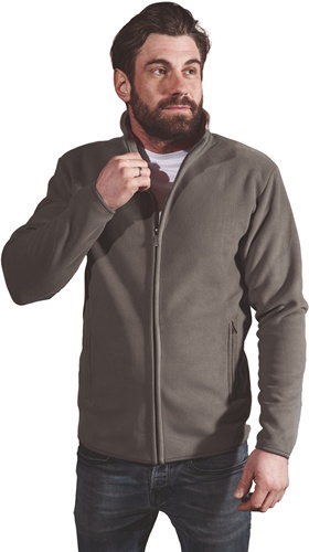 Men’s Double Fleece Jacket Gr.XL steel gray PROMODORO
