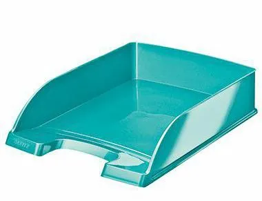 Leitz Briefablage WOW Plus 52263051 DIN A4 stapelbar PS eisblau