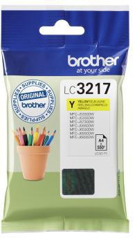 Brother Tintenpatrone LC3217Y 550Seiten gelb