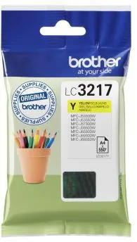 Brother Tintenpatrone LC3217Y 550Seiten gelb