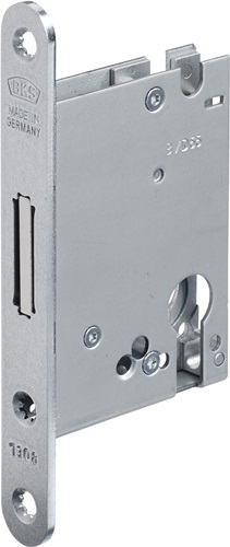 Einsteckriegelschloss 1308 PZ20/55mm SP silber rd BKS