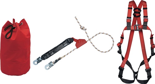 Absturzsicherungsset Hubarbeitsbühne EN361,EN353-2 3-tlg.MAS