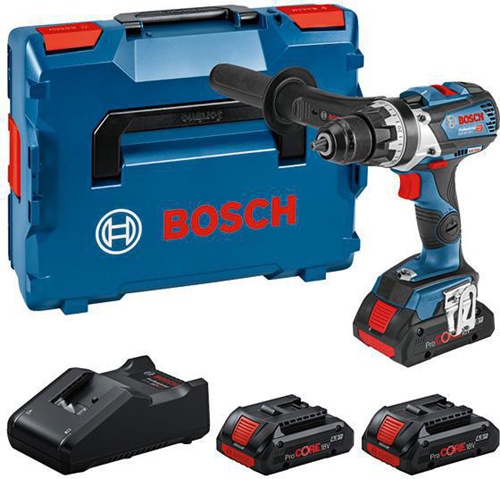 Bosch Akku-Bohrschrauber-Set GSR 18V-110 C 18V Drehmoment max.110Nm m.3Akkus 4Ah 