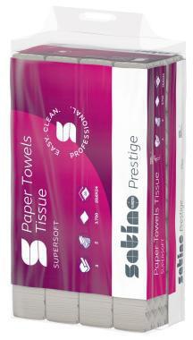 Satino Papierhandtuch 276620 2lg. 20,6x24cm Z-Falz ws 25x150Bl.