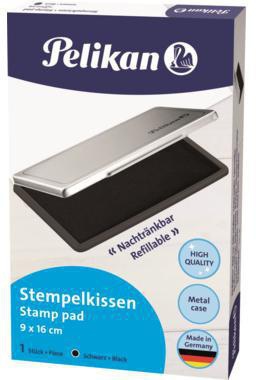 Pelikan Stempelkissen 1 331108 getränkt ohne Öl 9x16cm schwarz