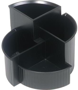 helit Stifteköcher Multi Linear H6390695 4Fächer Polystyrol sw