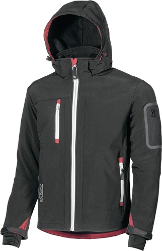 Softshelljacke Metropolis Gr.M schwarz/carbon U.POWER
