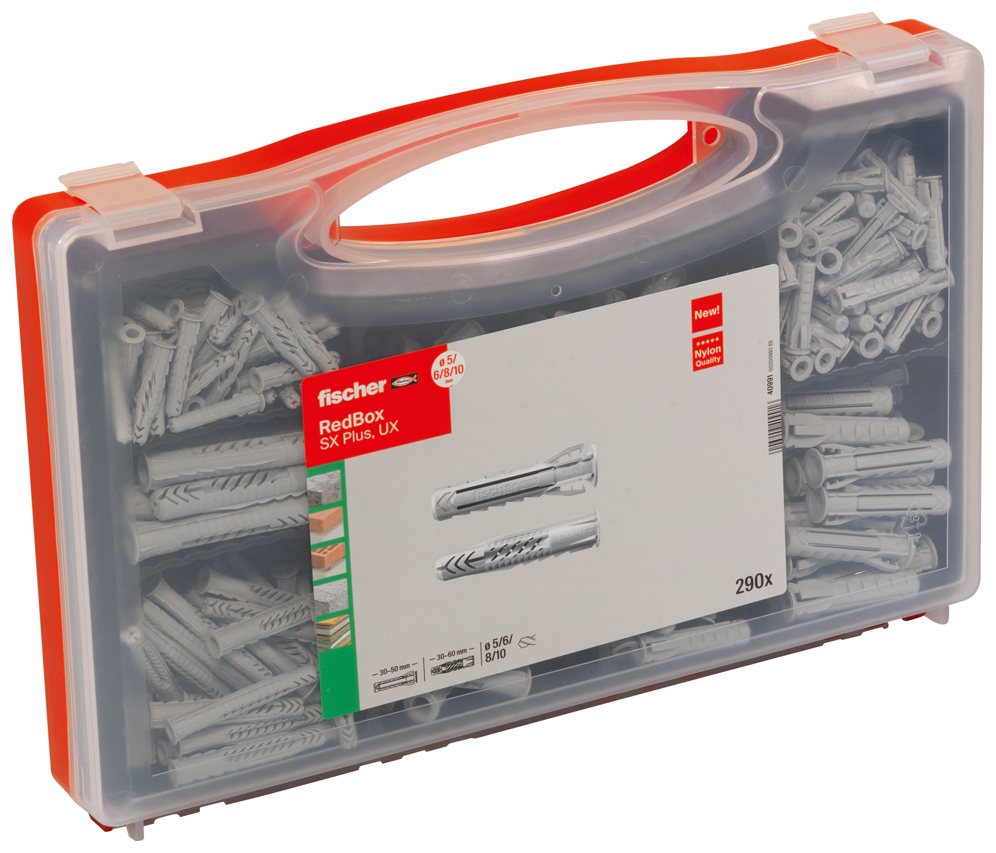 fischer Red-Box SX Plus, UX (290 Teile)